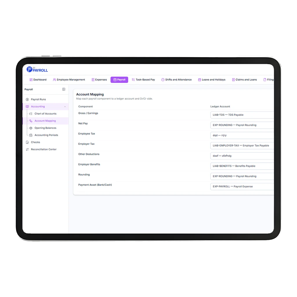 Account Mapping