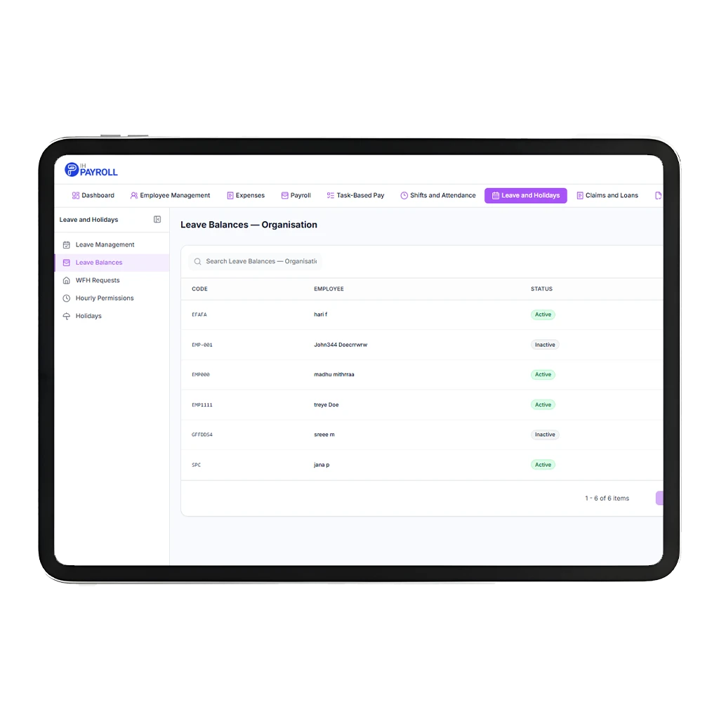 Leave Request Management