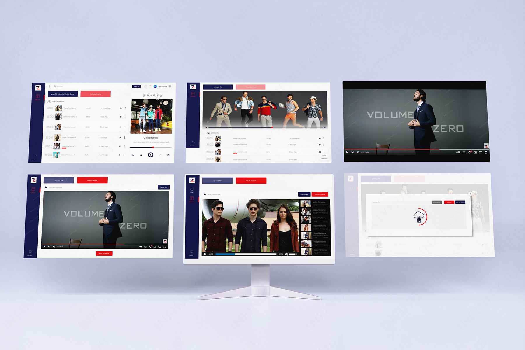 TBA customized application UI design
