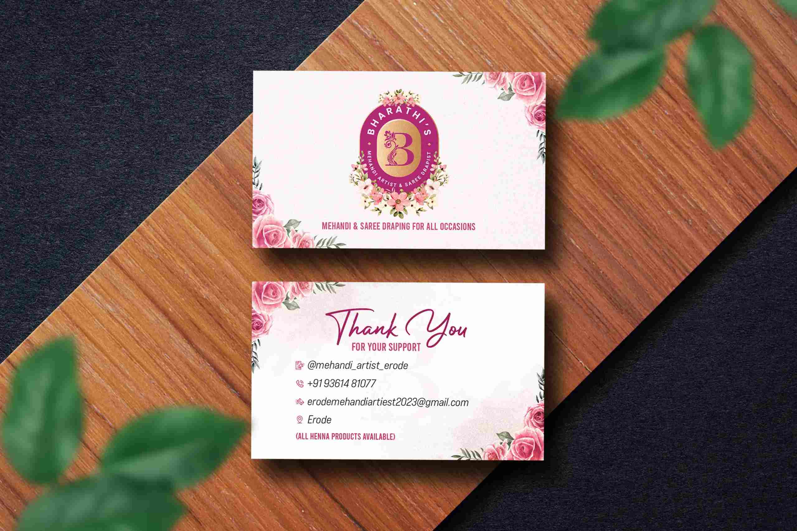 Bharathi business card