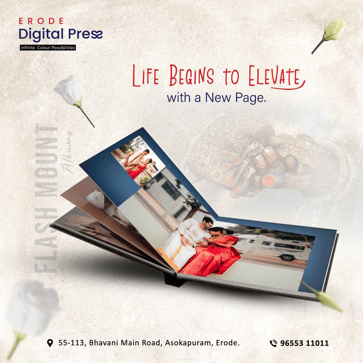 Erode Digital Press social media poster design