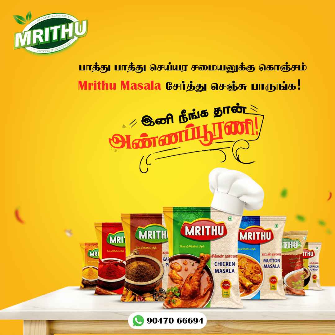 Mrithu social media poster design